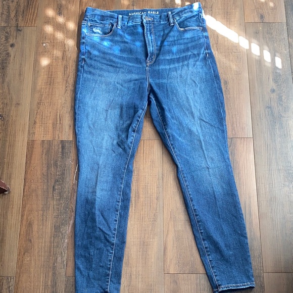 American Eagle Outfitters Women's Jeggings in Medium Blue - Picture 8 of 12